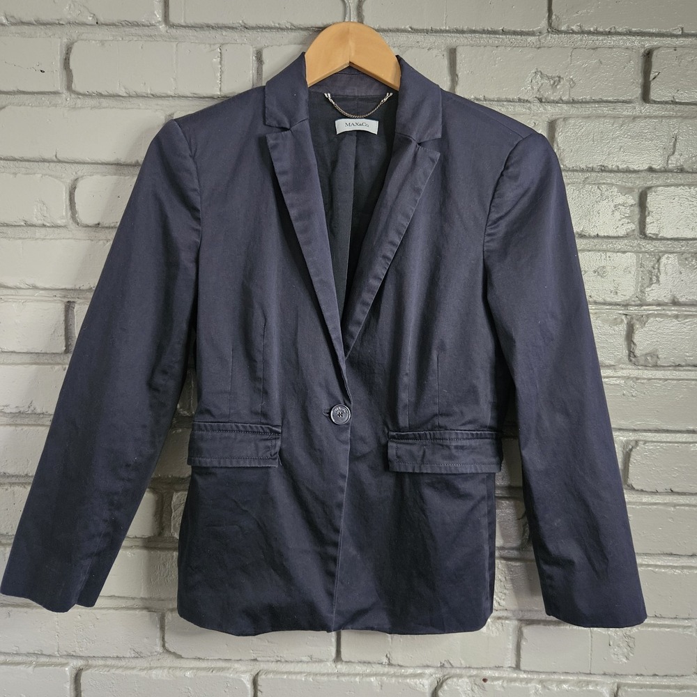 Max&Co MaxMara Womens Blazer Small Suit Jacket Office